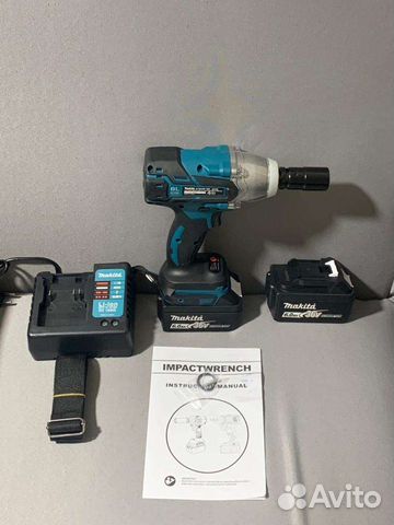 Гайковерт ударный аккумуляторный makita 600Нм