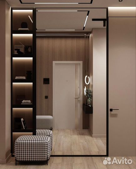 Шкаф купе с зеркалом