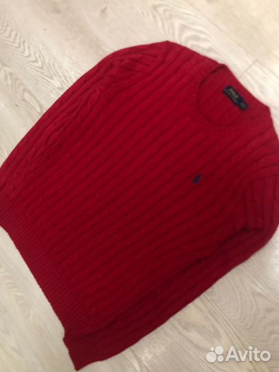 Винтажный свитер polo ralph lauren