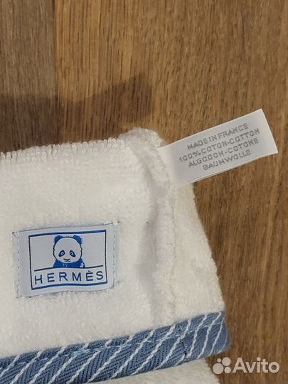 Детский набор Hermes полотенце, нагрудник оригинал