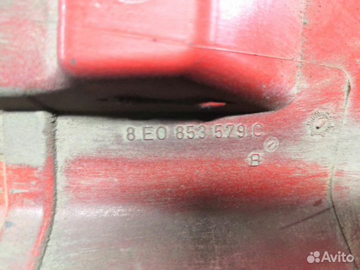 Накладка порога задняя левая Audi A4 8ED 2006