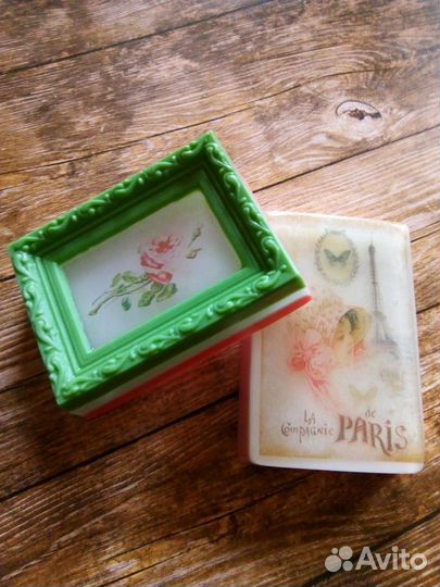 Мыло с картинками ручной работы