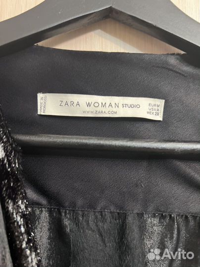 Вечернее платье zara studio коктельное, бархатное