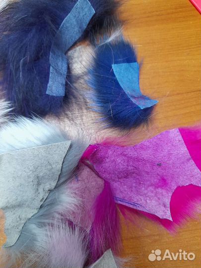 Мех натуральный для рукоделия