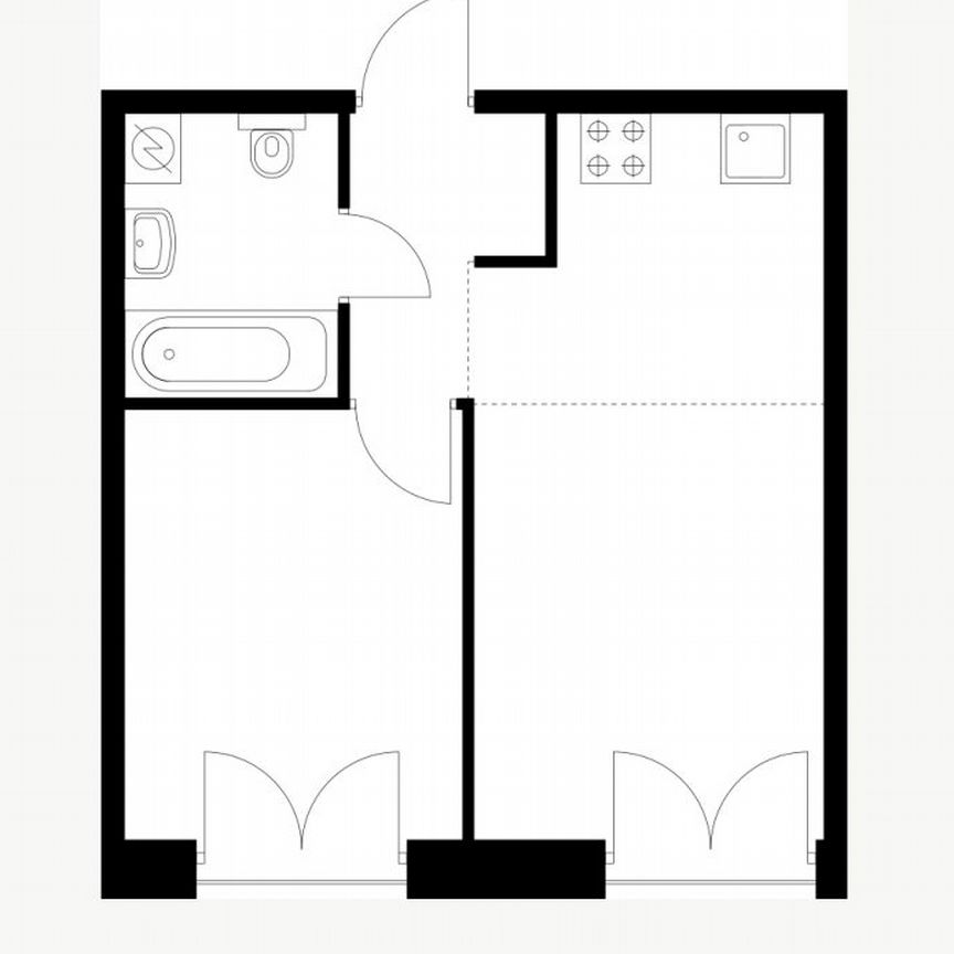 1-к. квартира, 35 м², 2/7 эт.