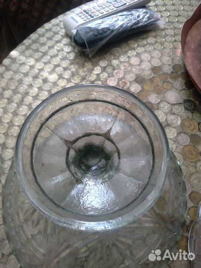 Ваза для фруктов на ножке СССР