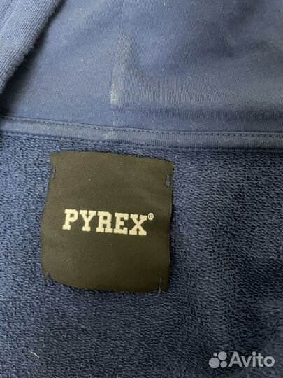 Pyrex Off white зип худи на молнии