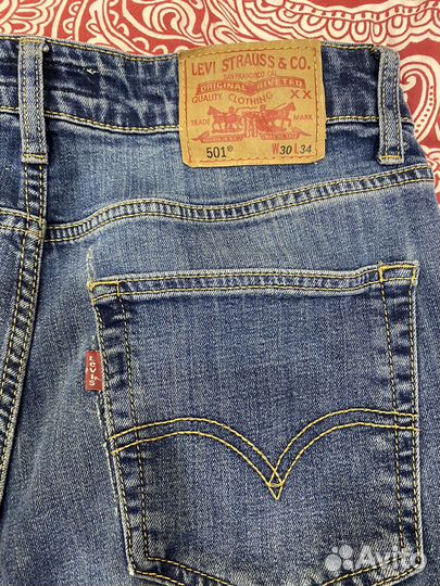 Джинсы levis 501