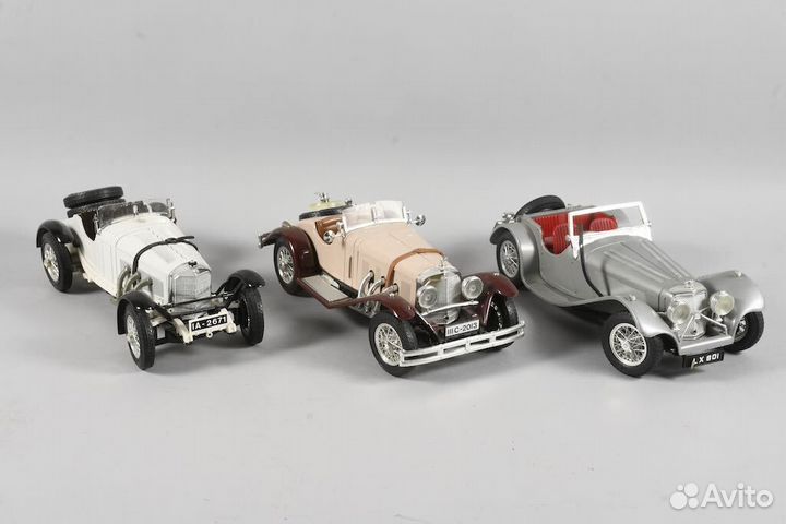 Модели Bburago 1/18 Jaguar, Mercedes