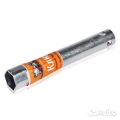 Ключ свечной трубчатый 21*160мм с резиновым фиксат