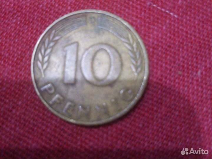 Монета 1950г.,Германия