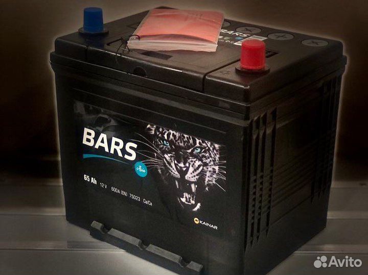 Аккумулятор Bars asia 65 Ah (обр.пол)