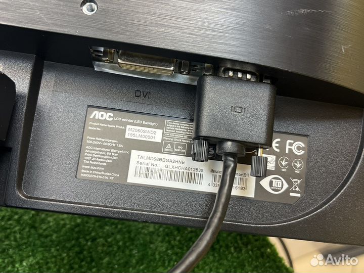 Монитор аос M2060SDW2 20'' Full HD 76 гц,1920x1080