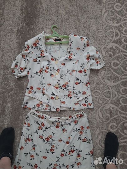 Костюм пиджак и юбка