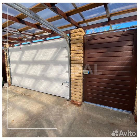 Гаражные секционные ворота
