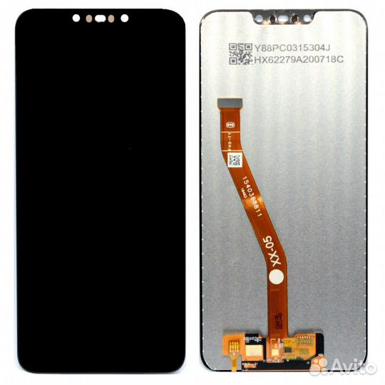 Дисплей с тачскрином для Huawei Nova 3 черный OR