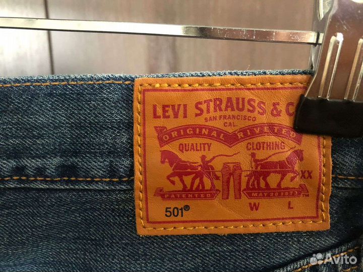 Джинсовые шорты Levis 501 26 размер