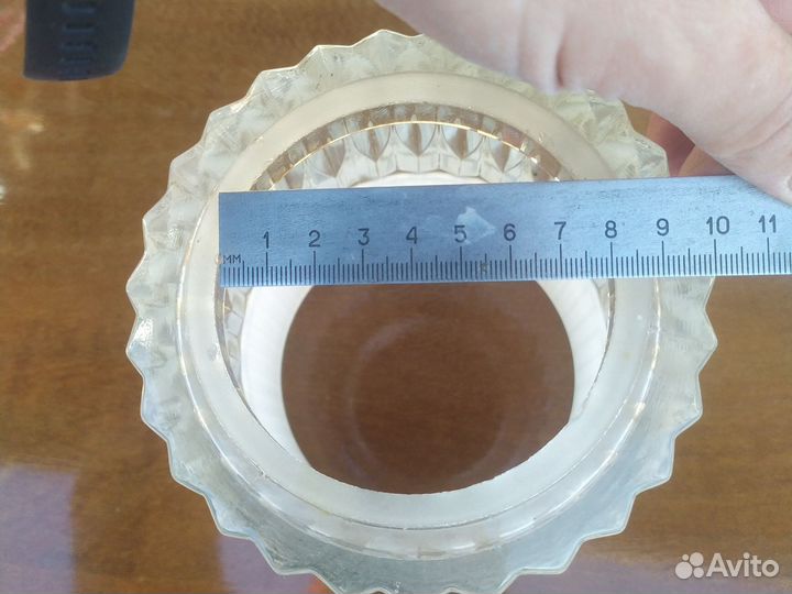 Плафон от люстры СССР стекло