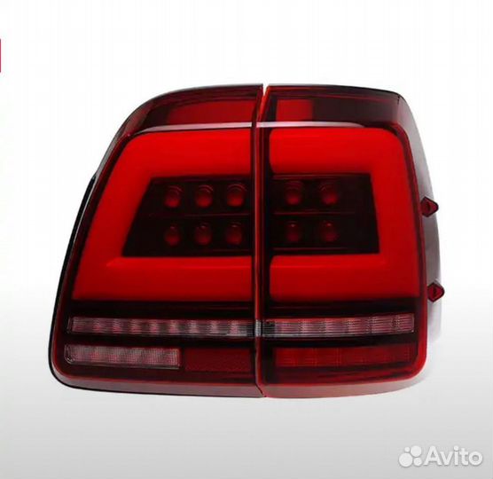 Фонари задние Toyota Land Cruiser 100 красны S1362