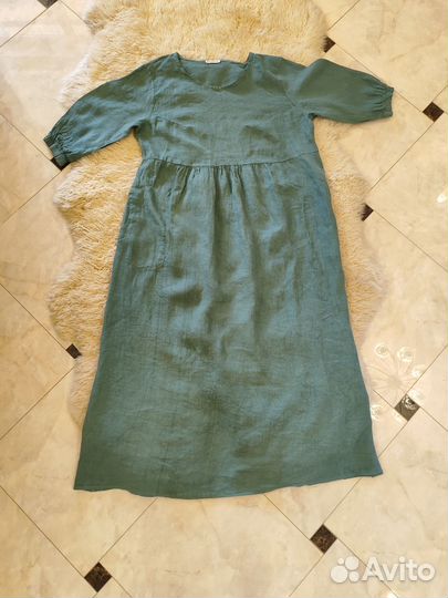 Платье лен 52-54 размер