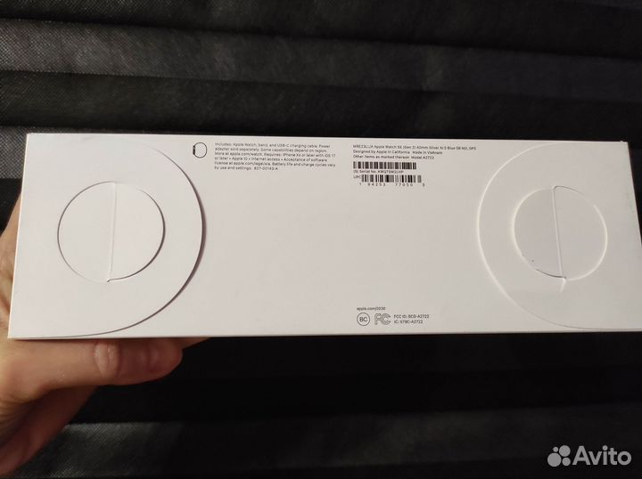 Apple Watch SE 2 40mm Silver Case Blue SB
