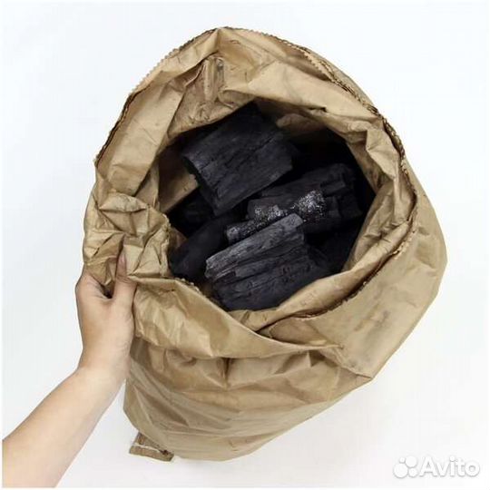 Уголь древесный в мешках 10 кг