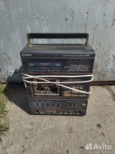 Кассетный магнитофон комета