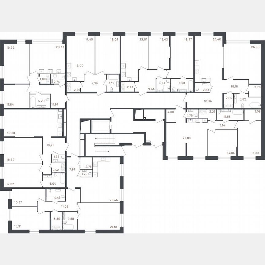 3-к. квартира, 114,1 м², 1/3 эт.