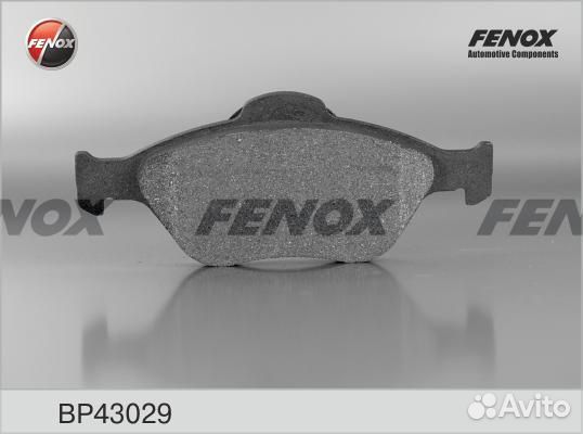 Колодки тормозные дисковые fenox BP43029