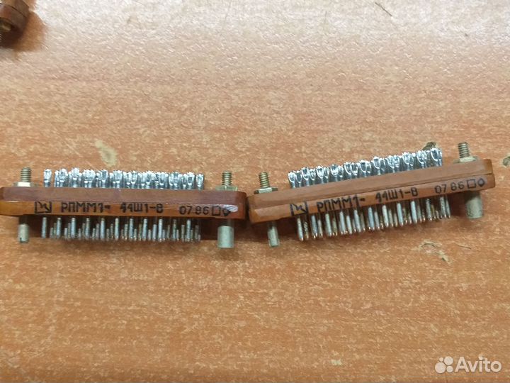 Разъемы СССР Рпмм1-44ш1-в. 1986г