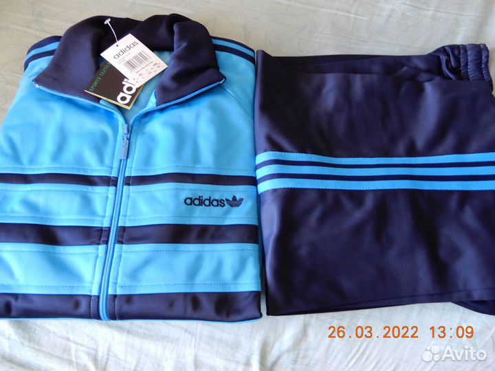 Мужской спортивный костюм Зебра Адидас 80-х