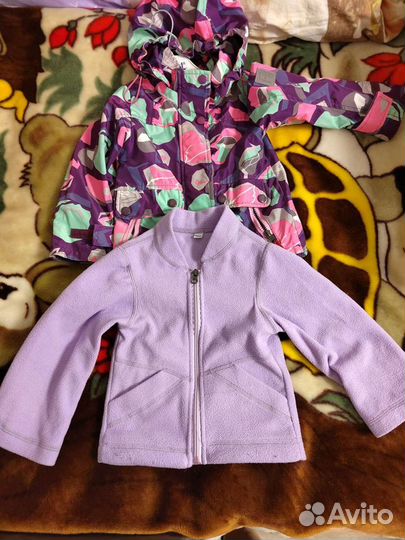 Ветровка для девочки 80