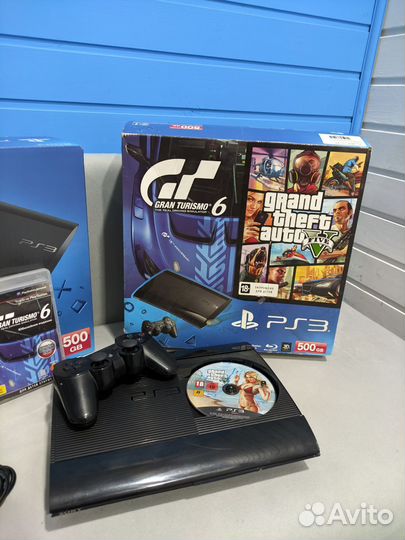 PS3 500gb 12игр super slim