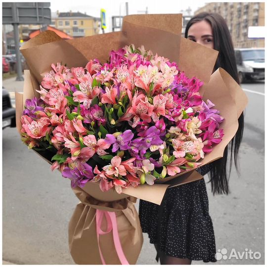 Букет из альстромерий гигант