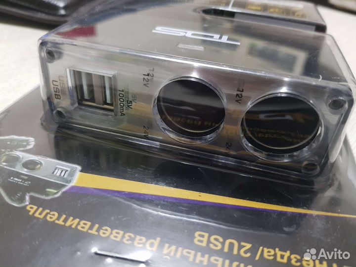 Зарядное устройство Авто (в прикуриватель) 2 +2USB