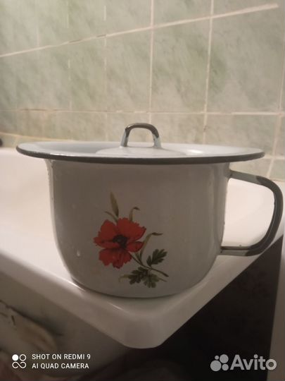 Детский горшок эмалированный СССР