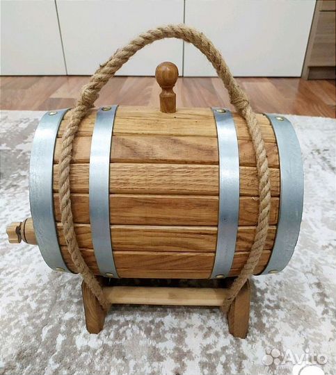 Дубовая бочка 5 л собственное производство