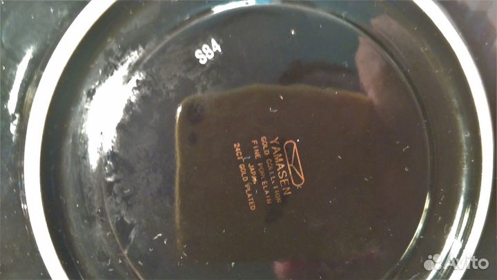 Yamasen gold (Япония) блюдца