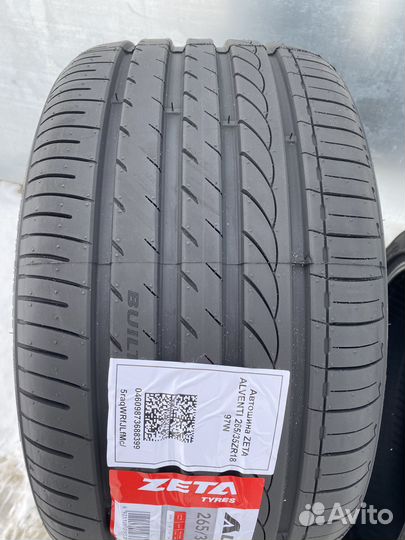 Zeta Alventi 245/40 R18 и 265/35 R18 97Y