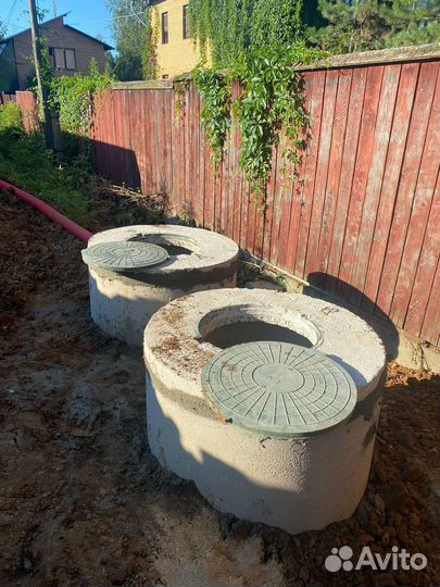 Копка бурение колодца септики