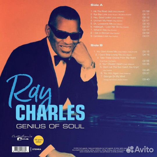 Виниловая пластинка Ray Charles - Genius Of Soul