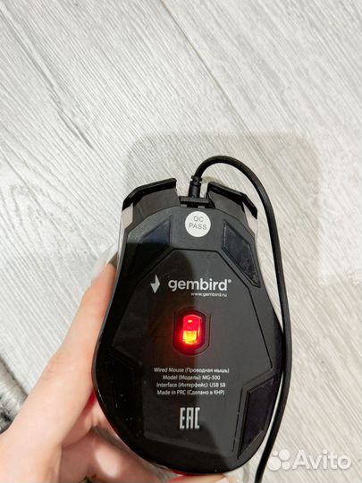 Игровая мышь gembird mg-500