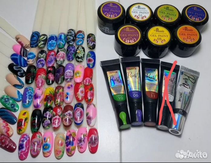 Гель краска для ногтей