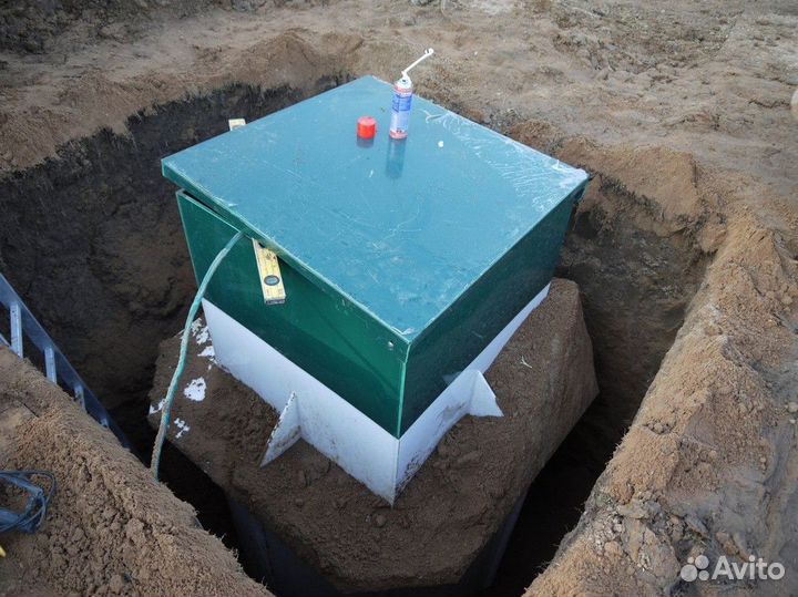Септик Аквалос установка под ключ