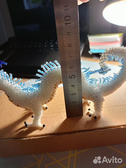 Китайский дракон из бисера