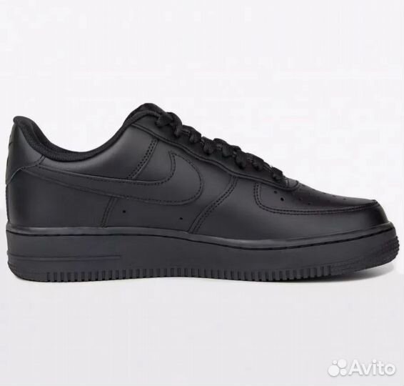 Кроссовки nike air force 1 черные