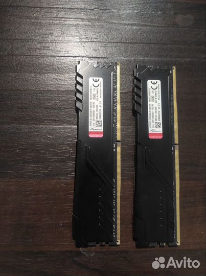 Оперативная память ddr4 hyperx fury 8gb 3200 MHz