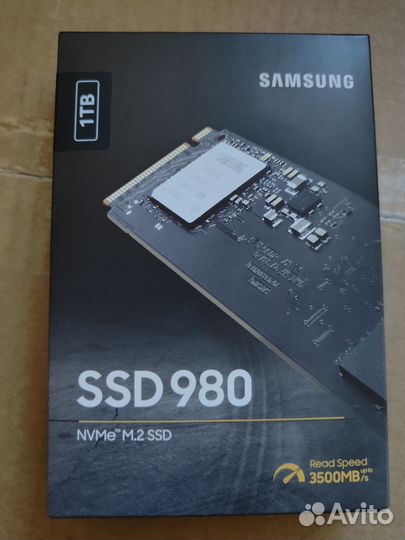 Новый 1000 гб SSD M.2 накопитель Samsung 980