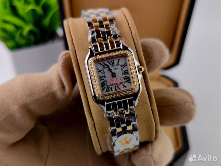Часы Cartier Panthere 22 мм женские premium