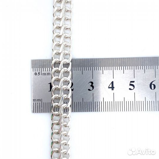Серебряная цепь 925пр. вес: 58,54гр. длина: 58см